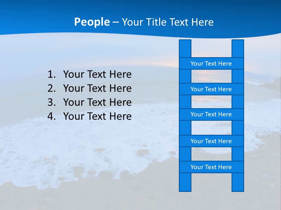 Tranquil Foam View PowerPoint Template