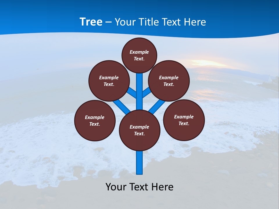 Tranquil Foam View PowerPoint Template