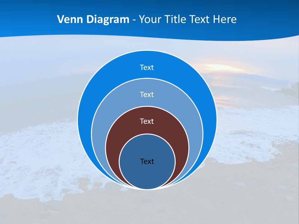 Tranquil Foam View PowerPoint Template