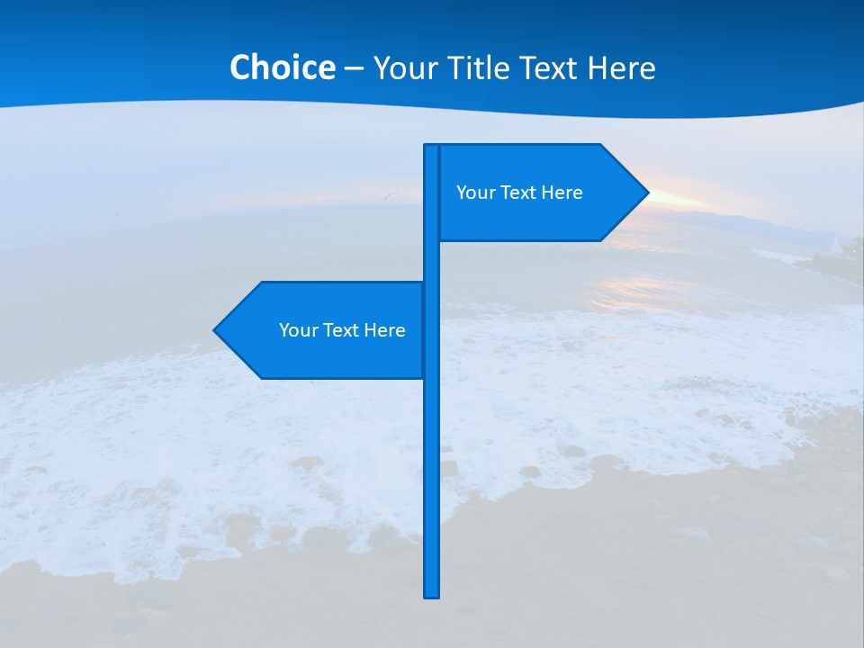 Tranquil Foam View PowerPoint Template