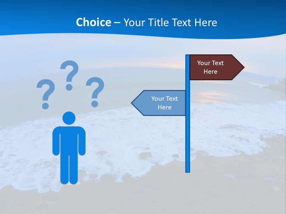 Tranquil Foam View PowerPoint Template