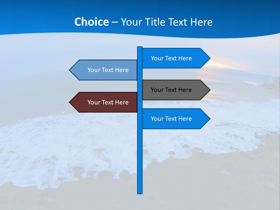 Tranquil Foam View PowerPoint Template