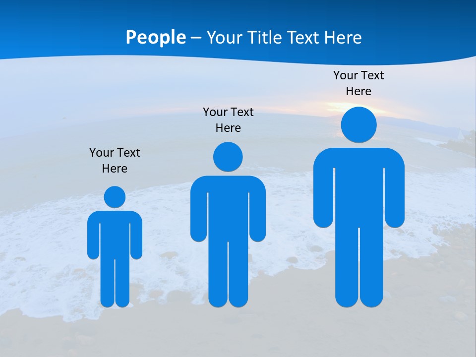 Tranquil Foam View PowerPoint Template