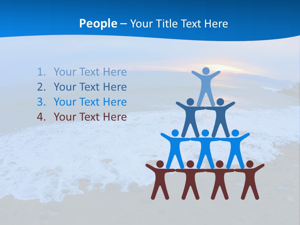 Tranquil Foam View PowerPoint Template