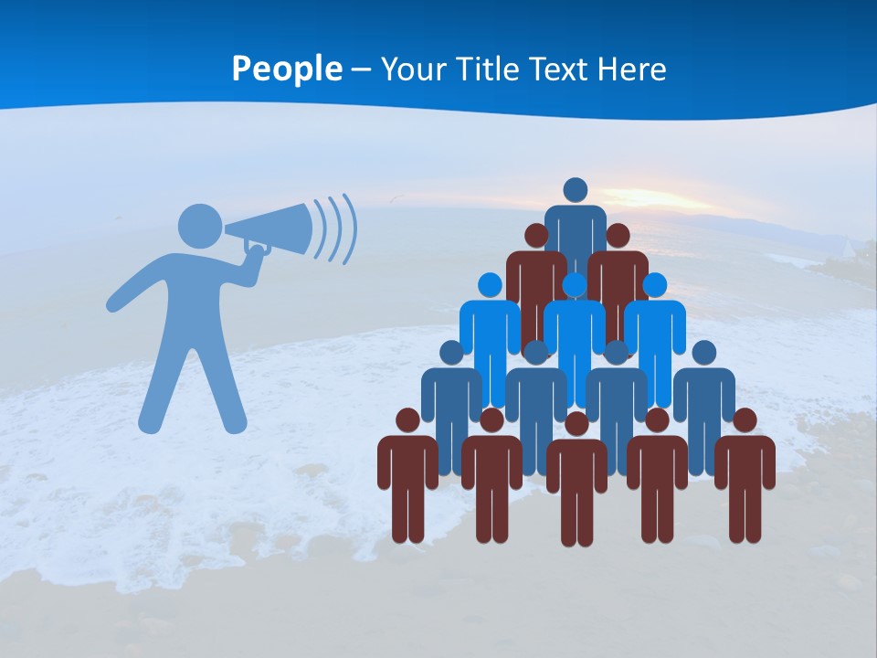 Tranquil Foam View PowerPoint Template