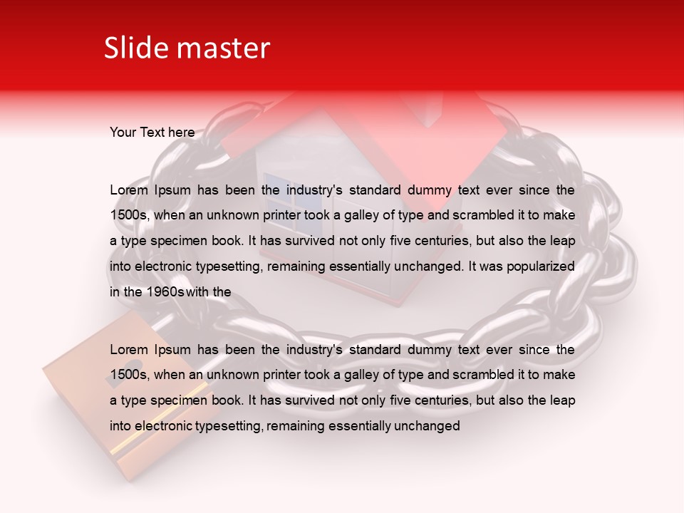Structure Safety Isolated PowerPoint Template