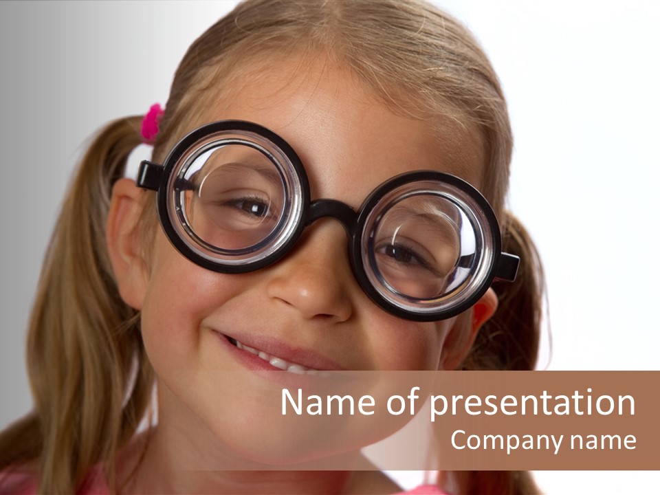 Young Comic Expression PowerPoint Template