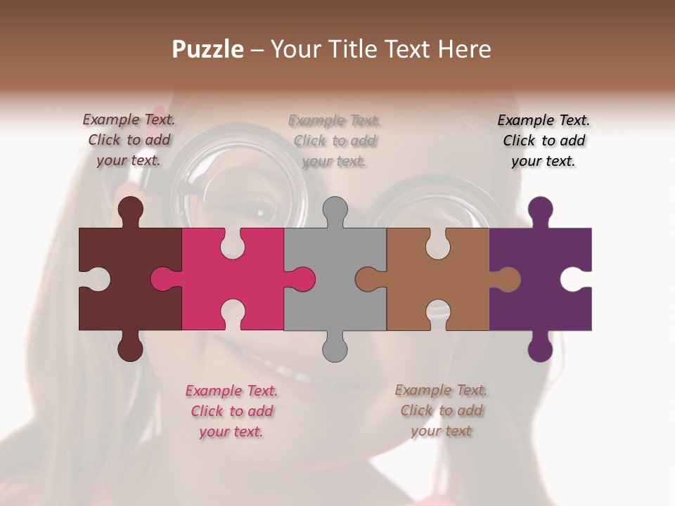 Young Comic Expression PowerPoint Template