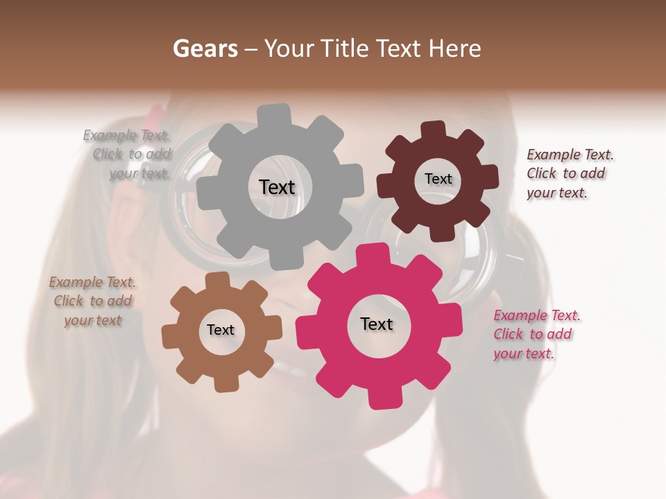 Young Comic Expression PowerPoint Template