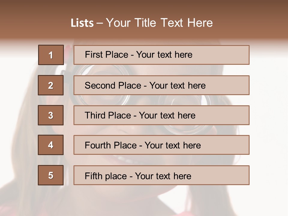 Young Comic Expression PowerPoint Template