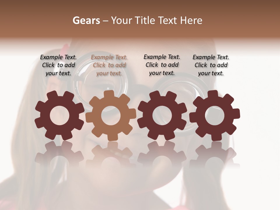 Young Comic Expression PowerPoint Template