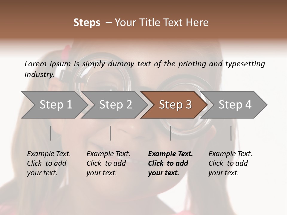 Young Comic Expression PowerPoint Template