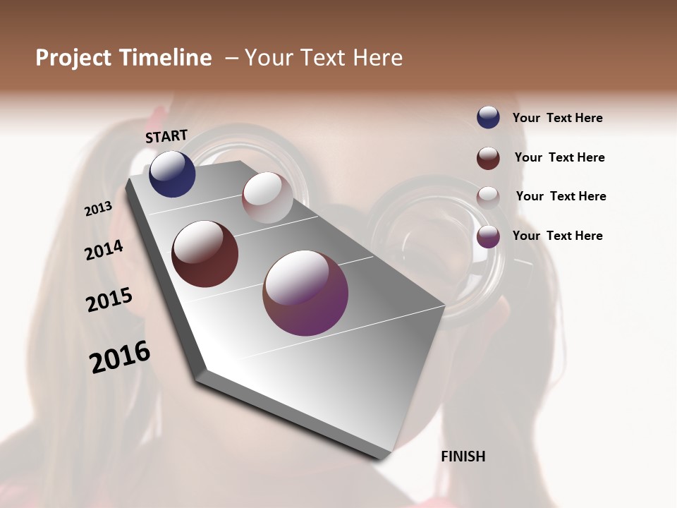 Young Comic Expression PowerPoint Template
