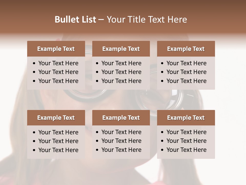 Young Comic Expression PowerPoint Template