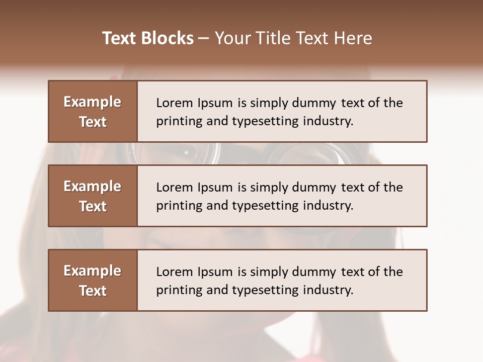Young Comic Expression PowerPoint Template