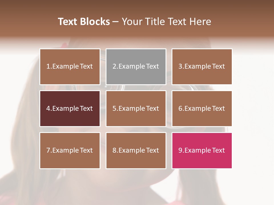 Young Comic Expression PowerPoint Template