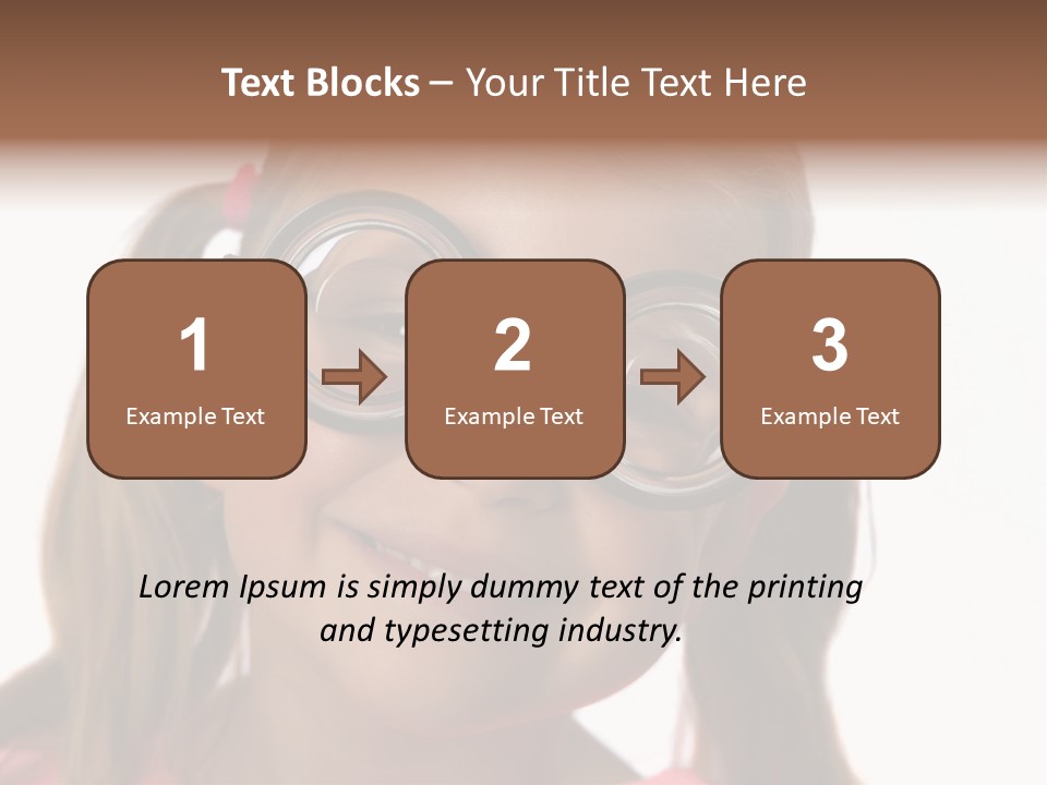 Young Comic Expression PowerPoint Template