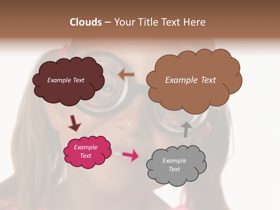 Young Comic Expression PowerPoint Template