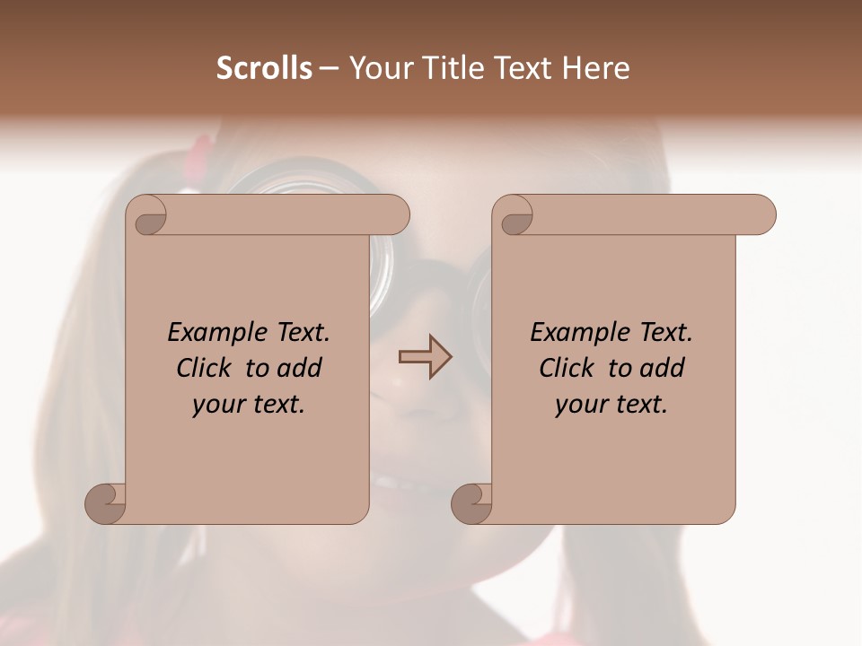Young Comic Expression PowerPoint Template