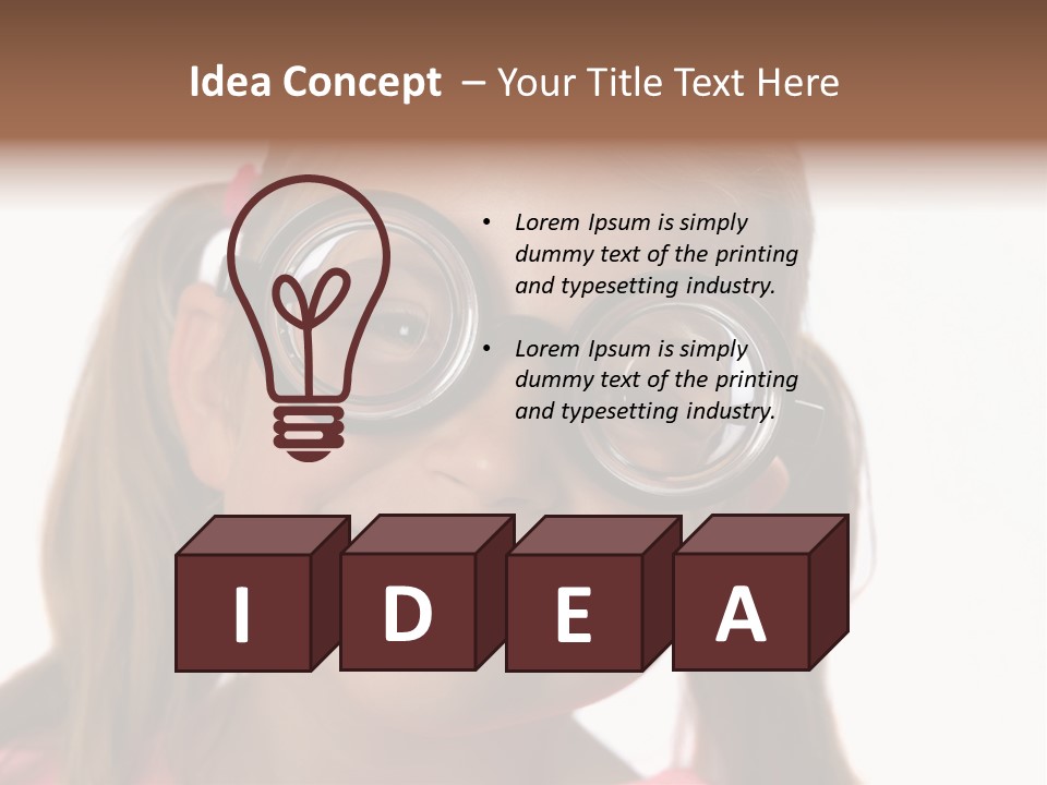 Young Comic Expression PowerPoint Template