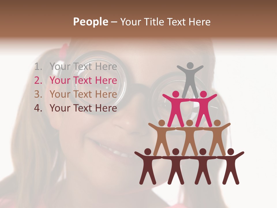 Young Comic Expression PowerPoint Template