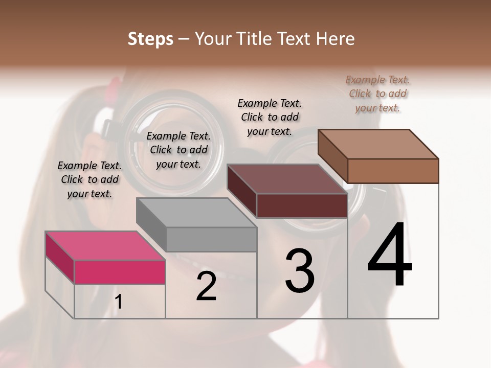 Young Comic Expression PowerPoint Template