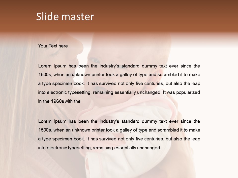 Beautiful Reassure Hugging PowerPoint Template