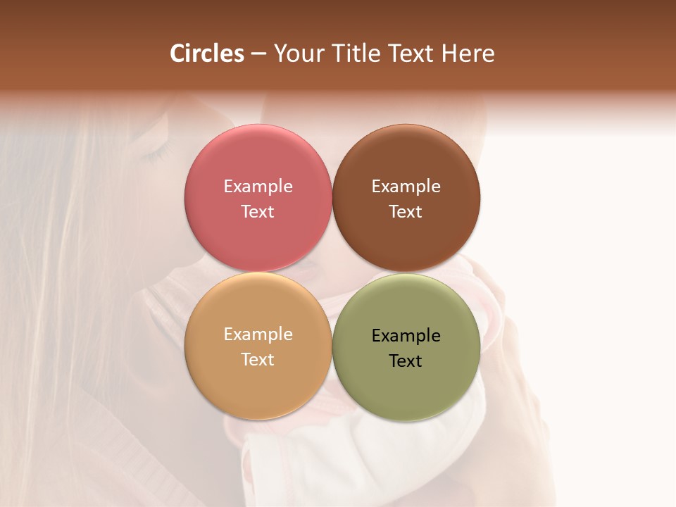 Beautiful Reassure Hugging PowerPoint Template