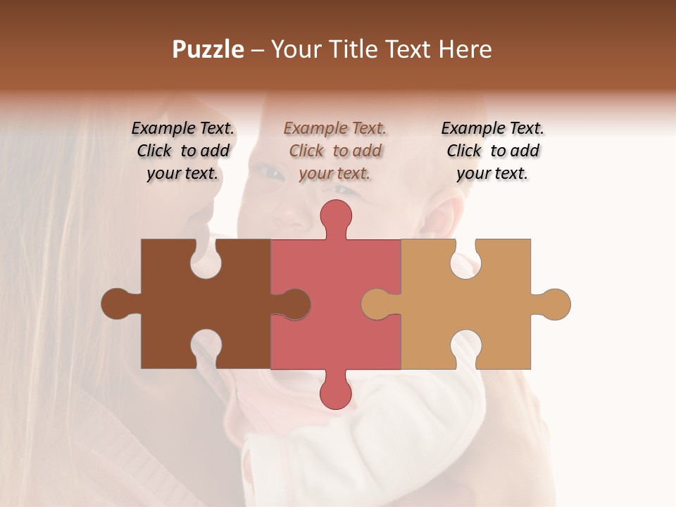 Beautiful Reassure Hugging PowerPoint Template