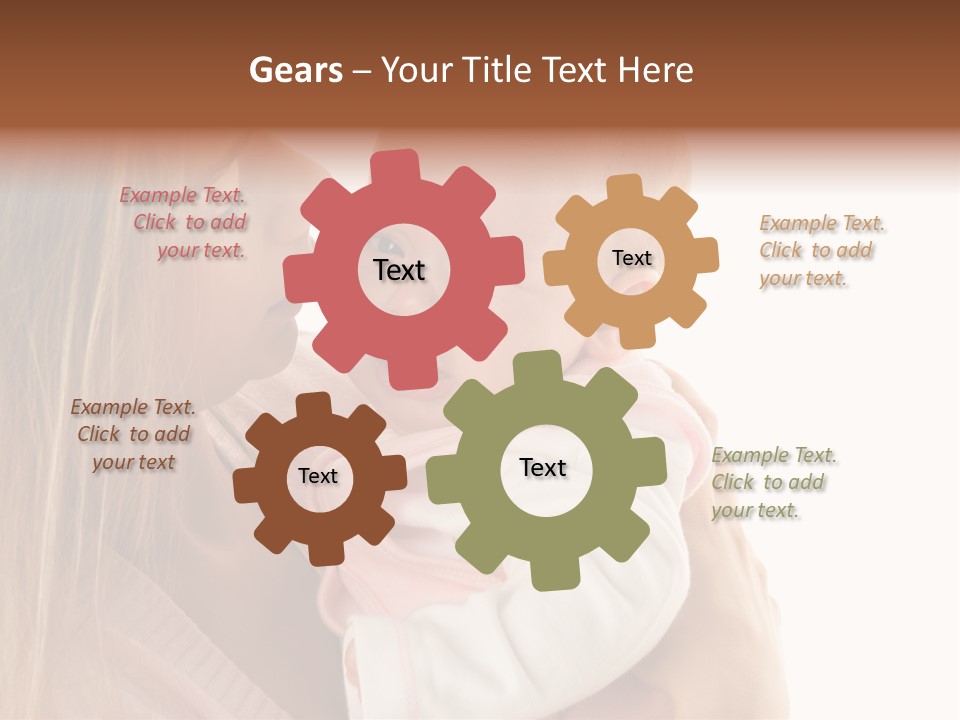 Beautiful Reassure Hugging PowerPoint Template