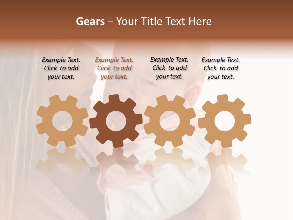 Beautiful Reassure Hugging PowerPoint Template