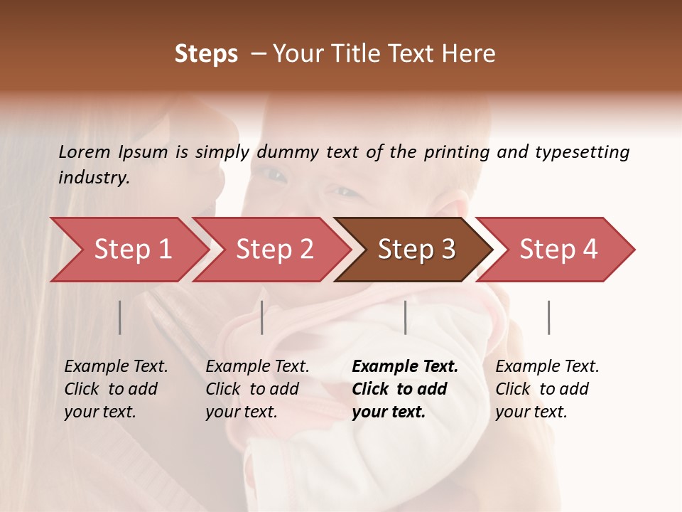 Beautiful Reassure Hugging PowerPoint Template