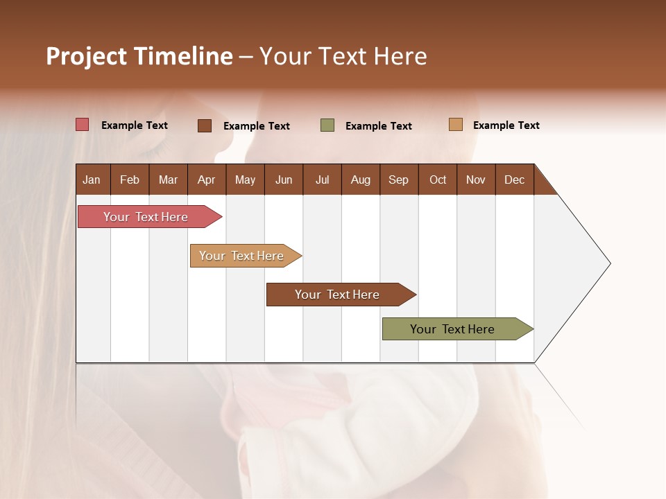 Beautiful Reassure Hugging PowerPoint Template