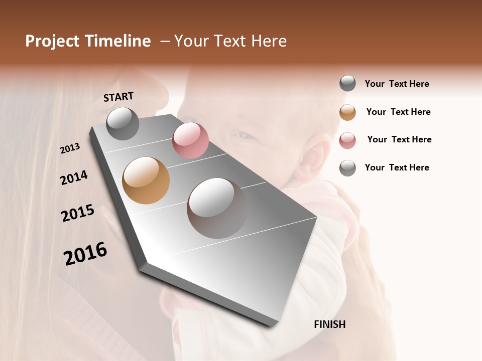 Beautiful Reassure Hugging PowerPoint Template
