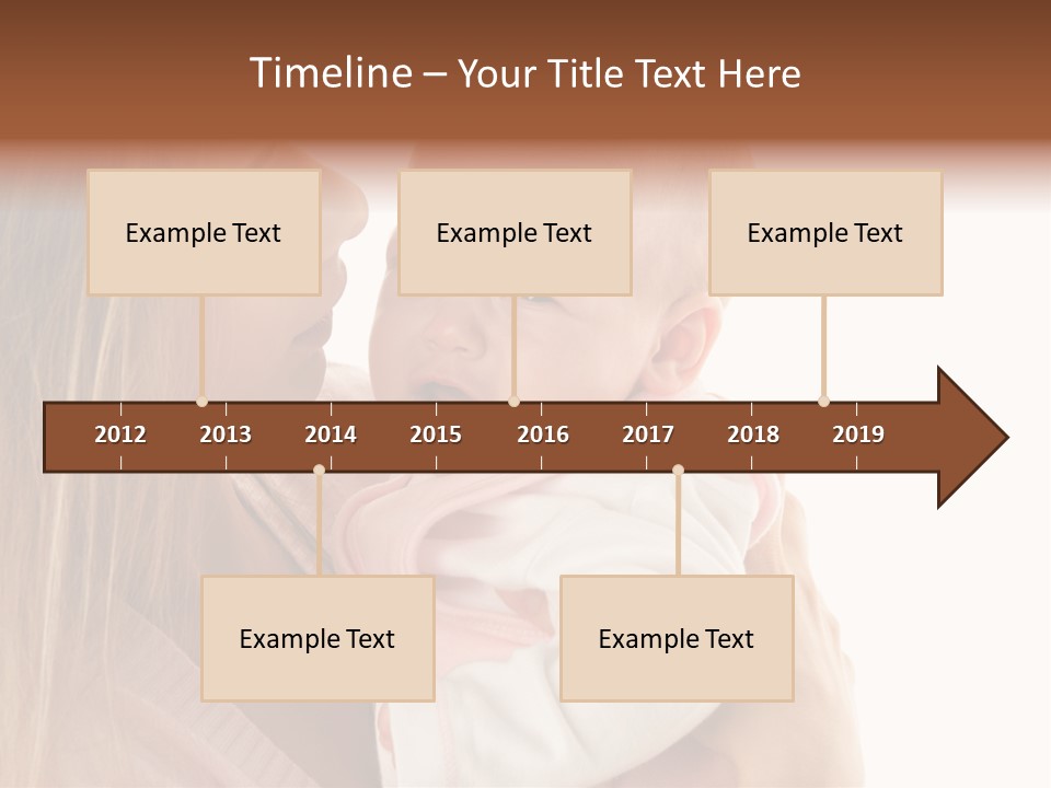 Beautiful Reassure Hugging PowerPoint Template