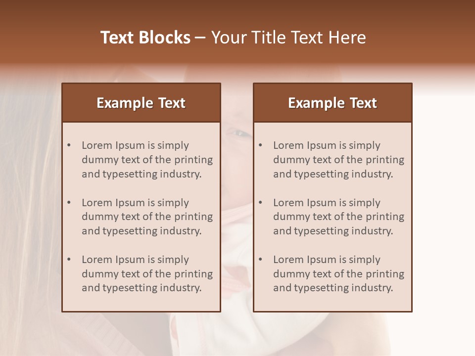 Beautiful Reassure Hugging PowerPoint Template