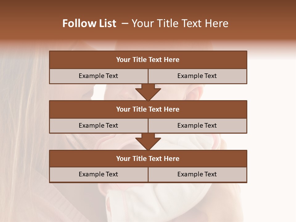Beautiful Reassure Hugging PowerPoint Template