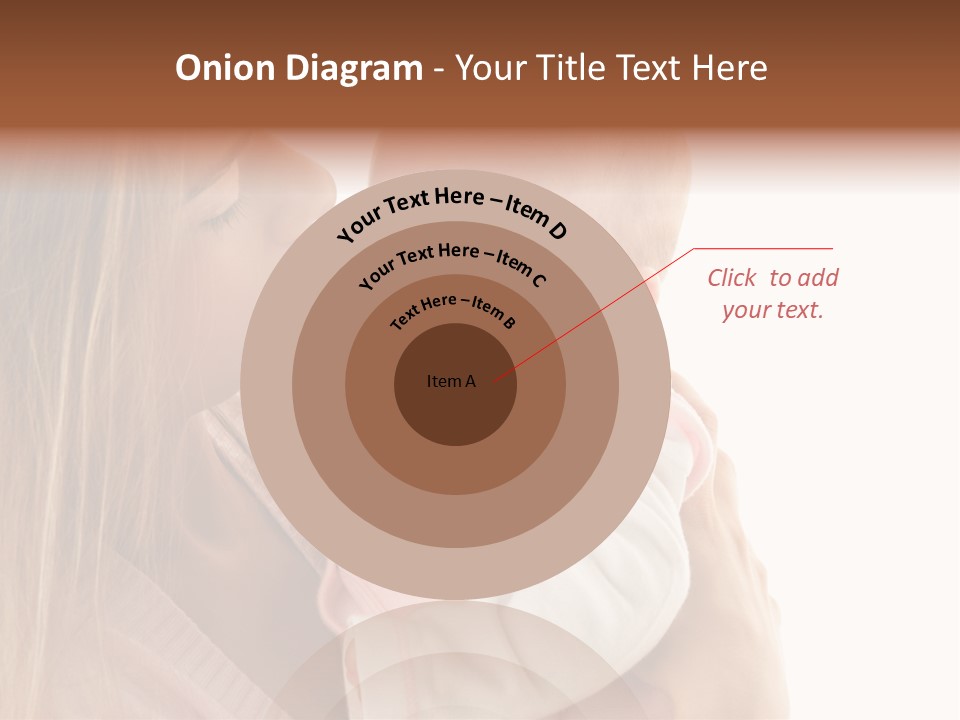 Beautiful Reassure Hugging PowerPoint Template