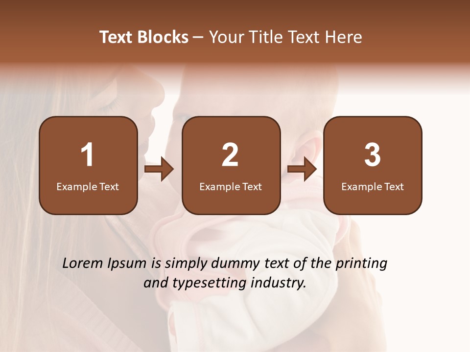 Beautiful Reassure Hugging PowerPoint Template