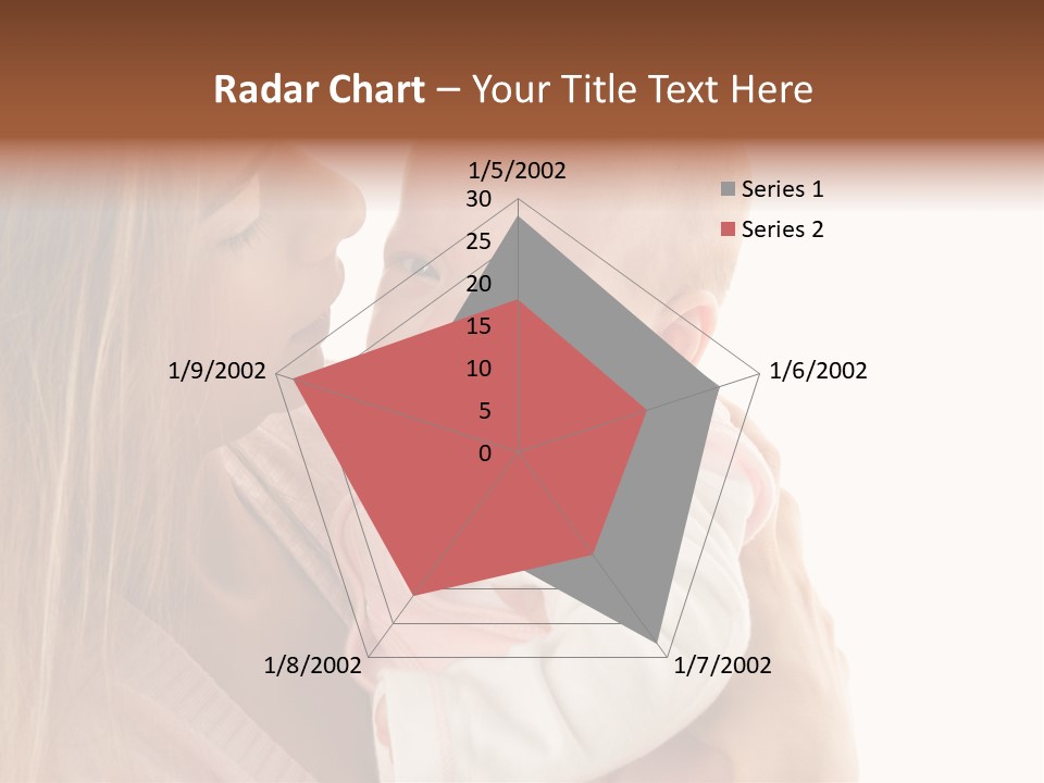 Beautiful Reassure Hugging PowerPoint Template