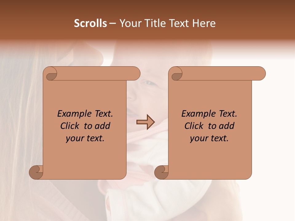 Beautiful Reassure Hugging PowerPoint Template