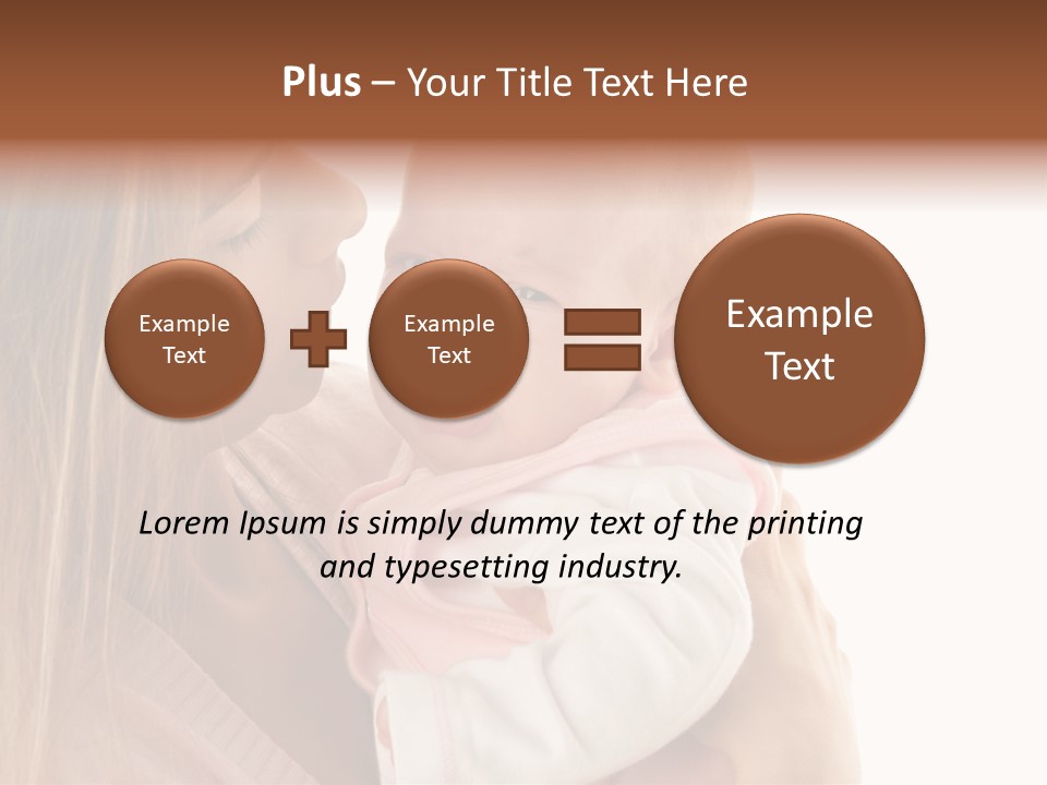 Beautiful Reassure Hugging PowerPoint Template