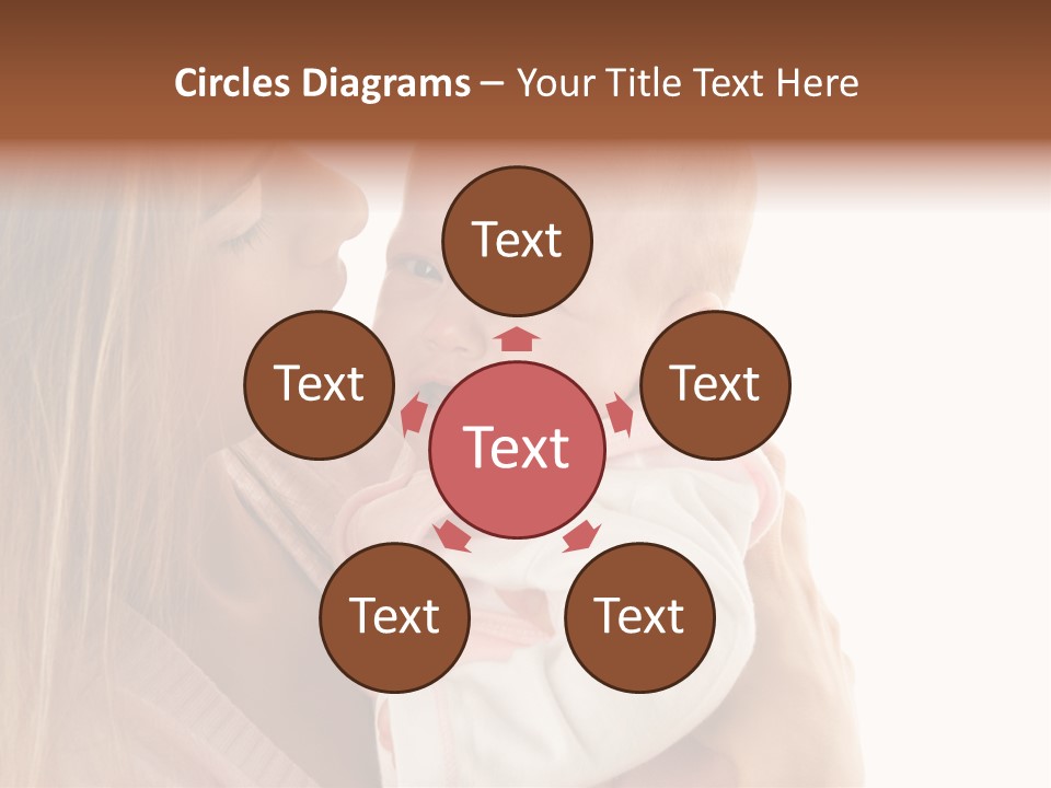 Beautiful Reassure Hugging PowerPoint Template