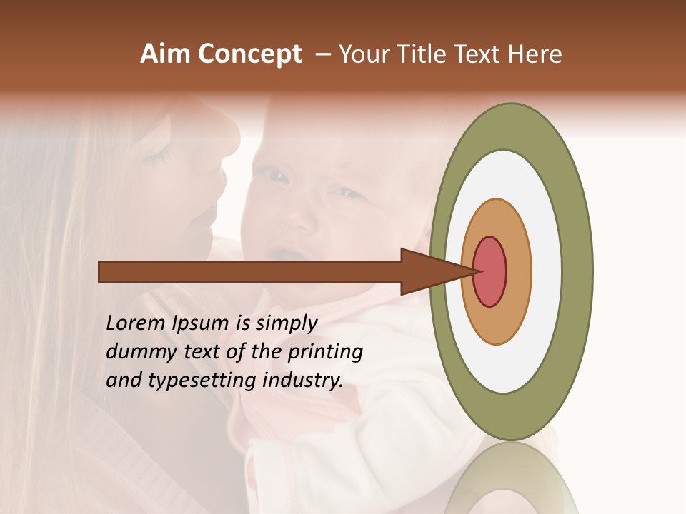 Beautiful Reassure Hugging PowerPoint Template