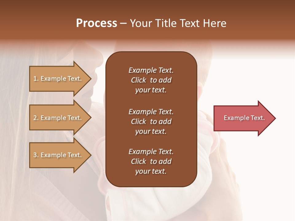 Beautiful Reassure Hugging PowerPoint Template