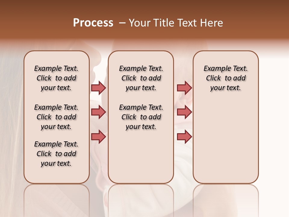 Beautiful Reassure Hugging PowerPoint Template