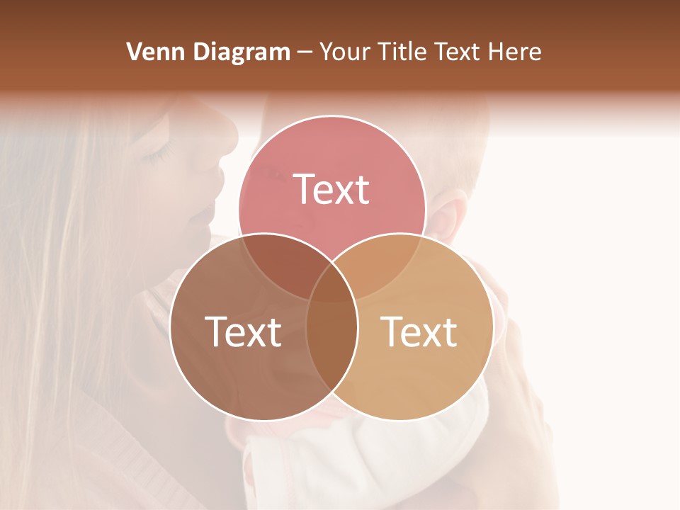 Beautiful Reassure Hugging PowerPoint Template