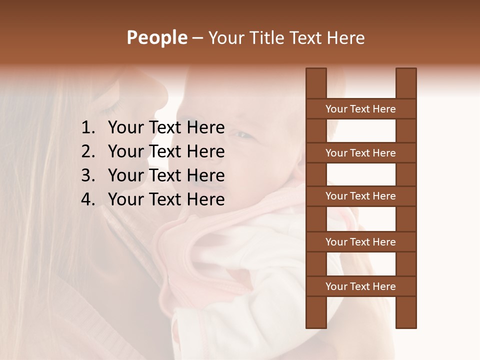 Beautiful Reassure Hugging PowerPoint Template
