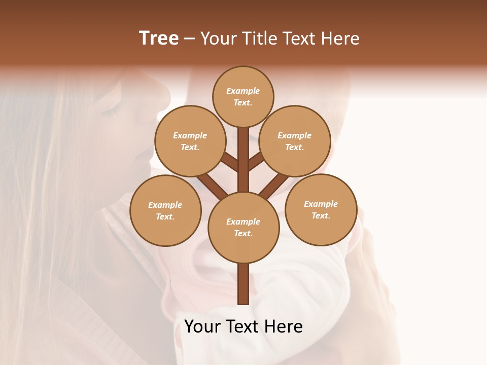 Beautiful Reassure Hugging PowerPoint Template