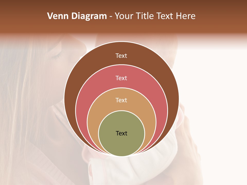 Beautiful Reassure Hugging PowerPoint Template